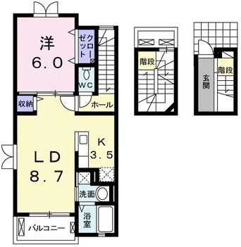 間取図 サニーハウスⅡ希央台２番館