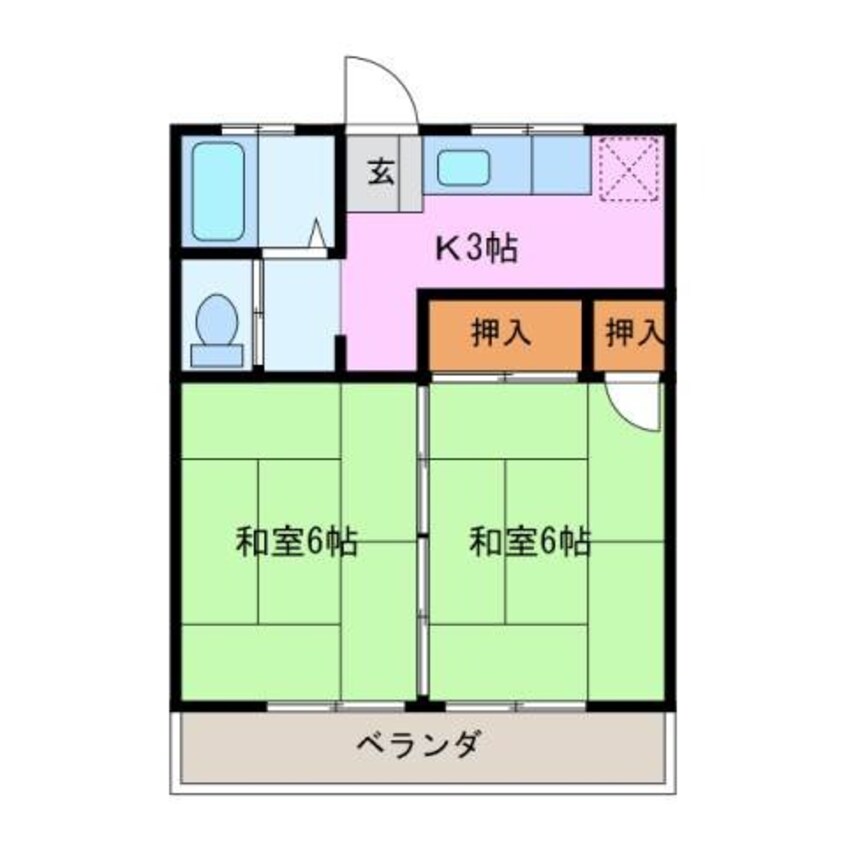 間取図 第二山和荘