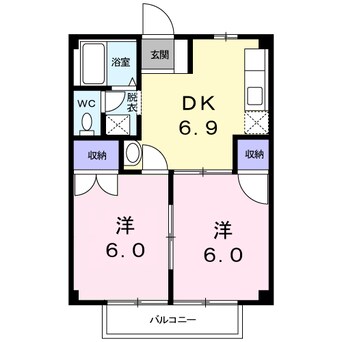 間取図 コーポカレン