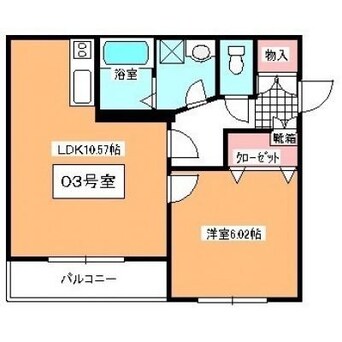 間取図 メゾンパティオ神山