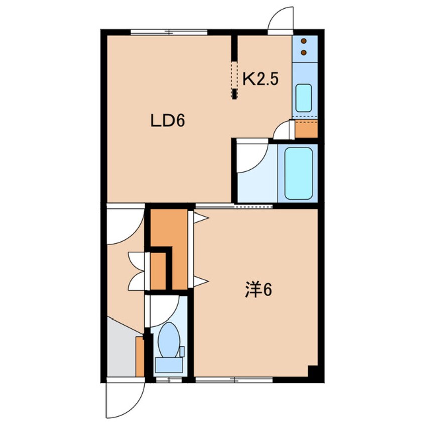 間取図 コーポ司