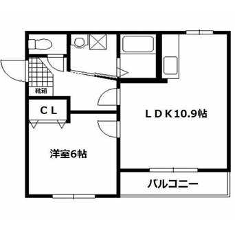 間取図 セゾンクレール昭和