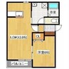 セゾンクレールⅢ 1LDKの間取り