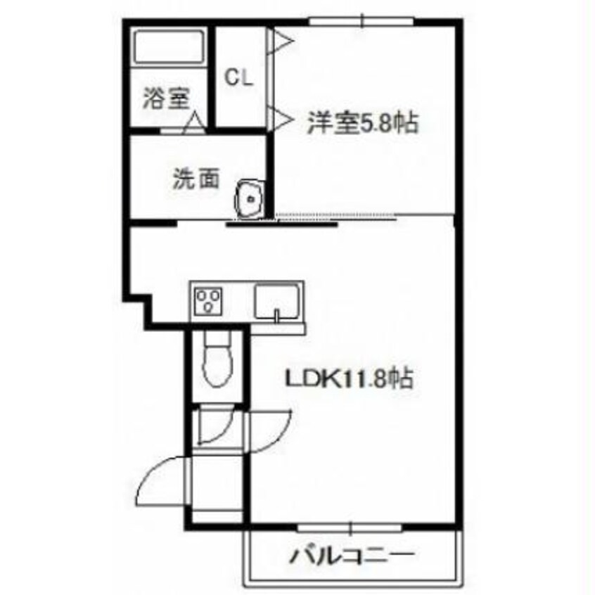 間取図 アビターレ中島