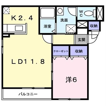 間取図 ジェルメ大手町2号棟