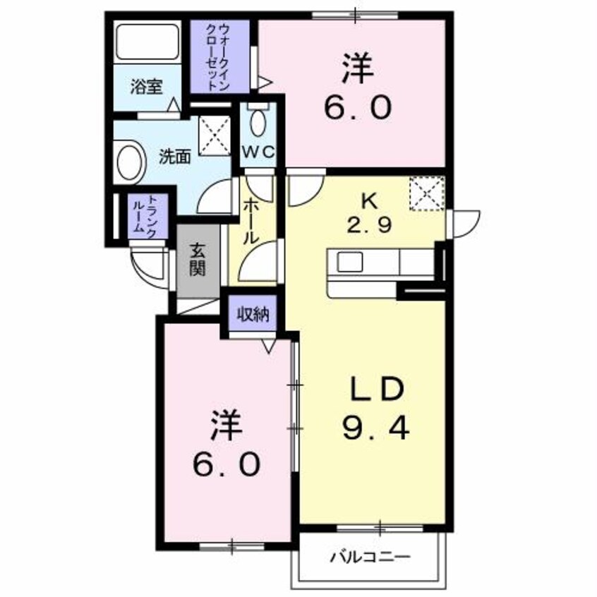 間取図 プロムナード