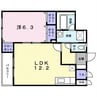 ジュネス松陰 1LDKの間取り