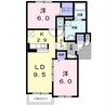 ファーストレジデンス 2LDKの間取り