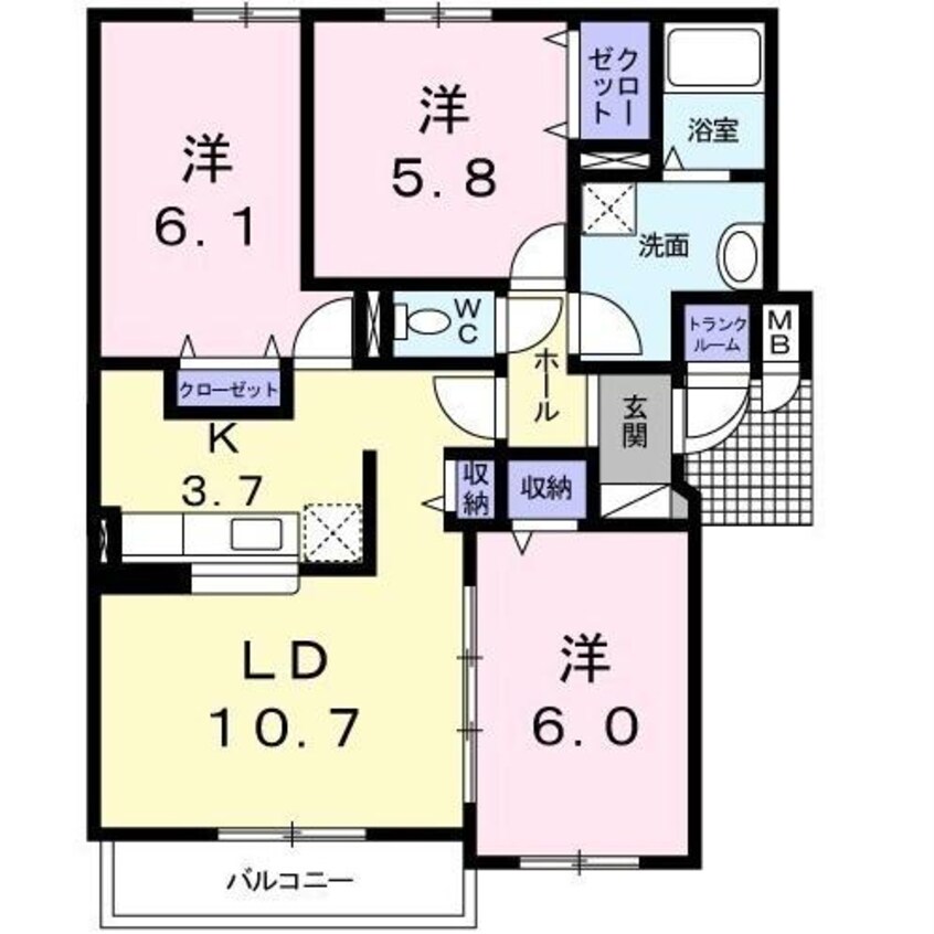 間取図 ファーストレジデンス