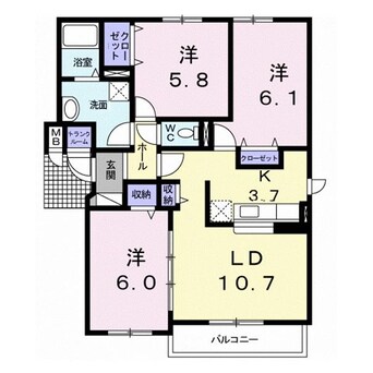 間取図 ファーストレジデンス