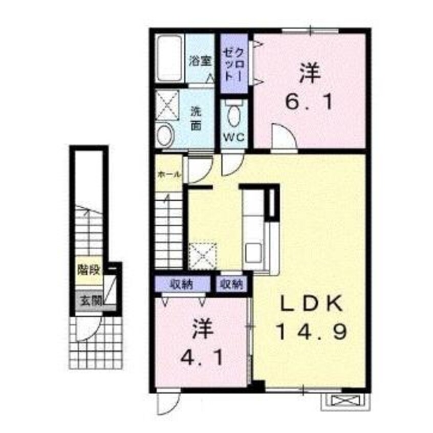 間取図 ボンヌールコート