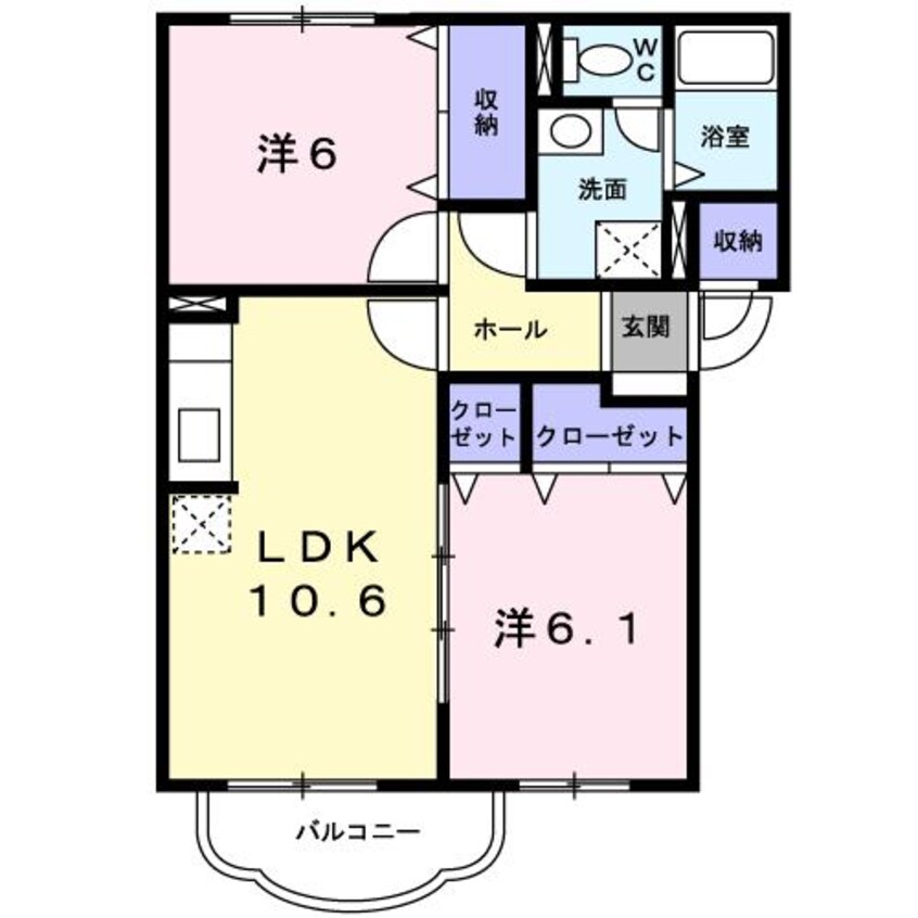 間取図 メゾンSaKuRaⅡ