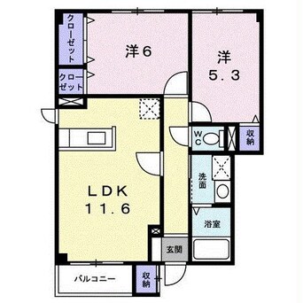 間取図 パレス榎本