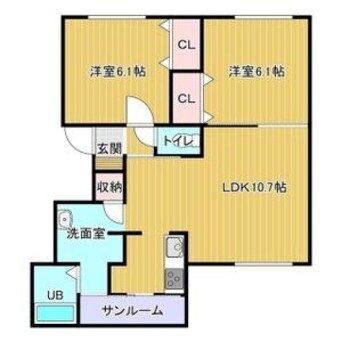 間取図 アルカサール金堀