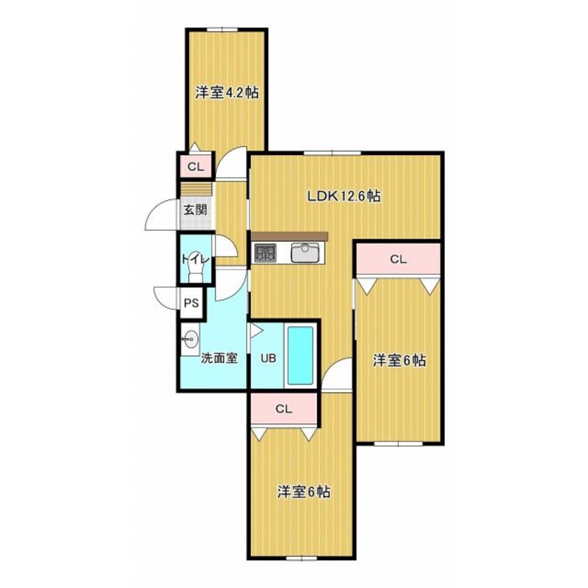 間取図 メゾンド214