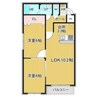 Comfort812 2LDKの間取り