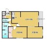 ミユ港町 2LDKの間取り