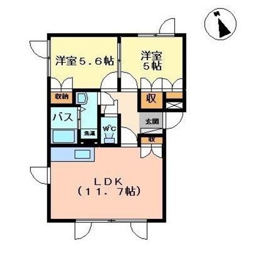 間取図 グリーンハイツ乃木