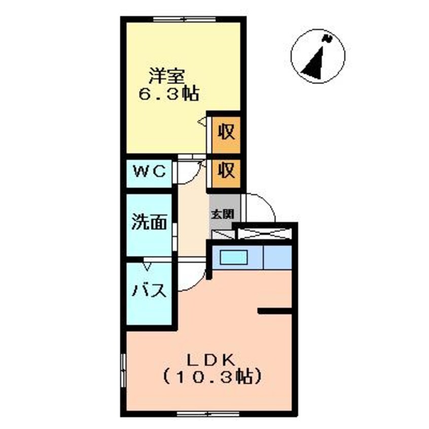 間取図 レジデンス熊谷Ⅱ