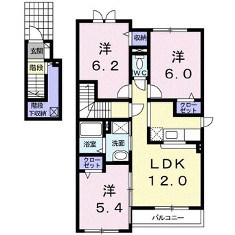 間取図 クレメントスクエア