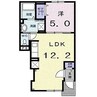 スパライ銀世Ⅵ 1LDKの間取り
