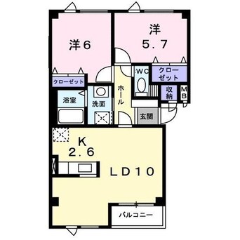 間取図 コリーヌ.ビラ