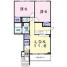 TERRACE HOUSE S 2LDKの間取り