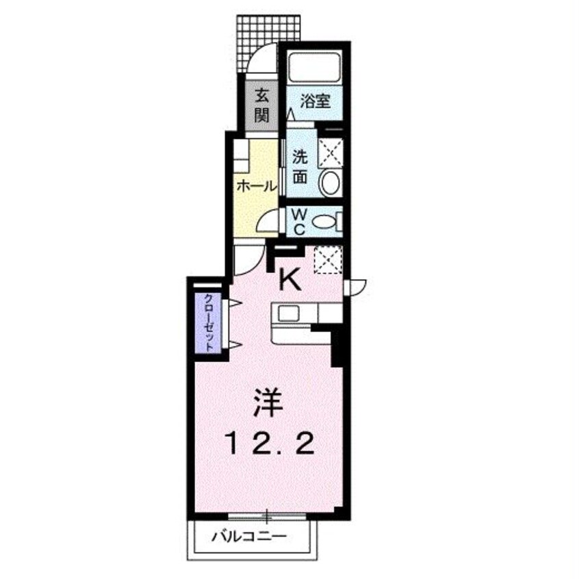 間取図 グロリアスカーサ本町