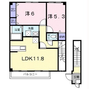 間取図 エスペランス桔梗