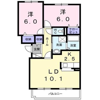 間取図 ソレアード石川