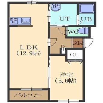 間取図 ポポラートⅢ