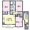 パレス吉元Ⅳ 3LDKの間取り