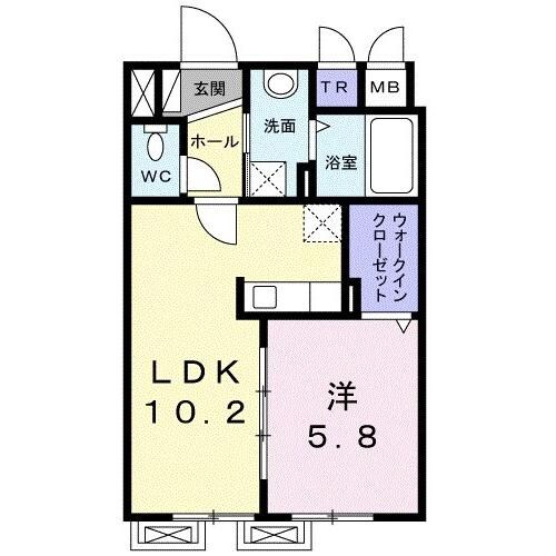 間取り図 ヴィラ本町