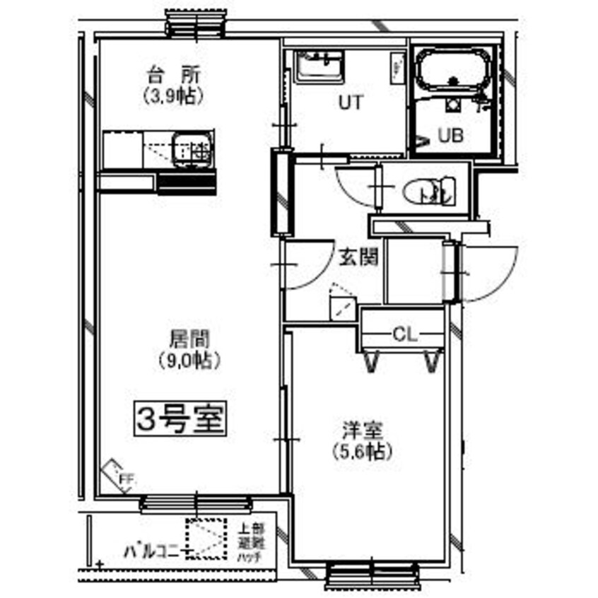 間取図 HAL HiLLS