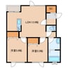 グランメゾン 2LDKの間取り