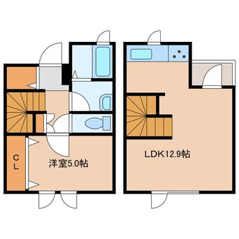 間取図 ランソン湯浜