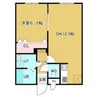 セイントロック湯浜 1LDKの間取り