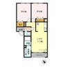 パートナーズハート 2LDKの間取り