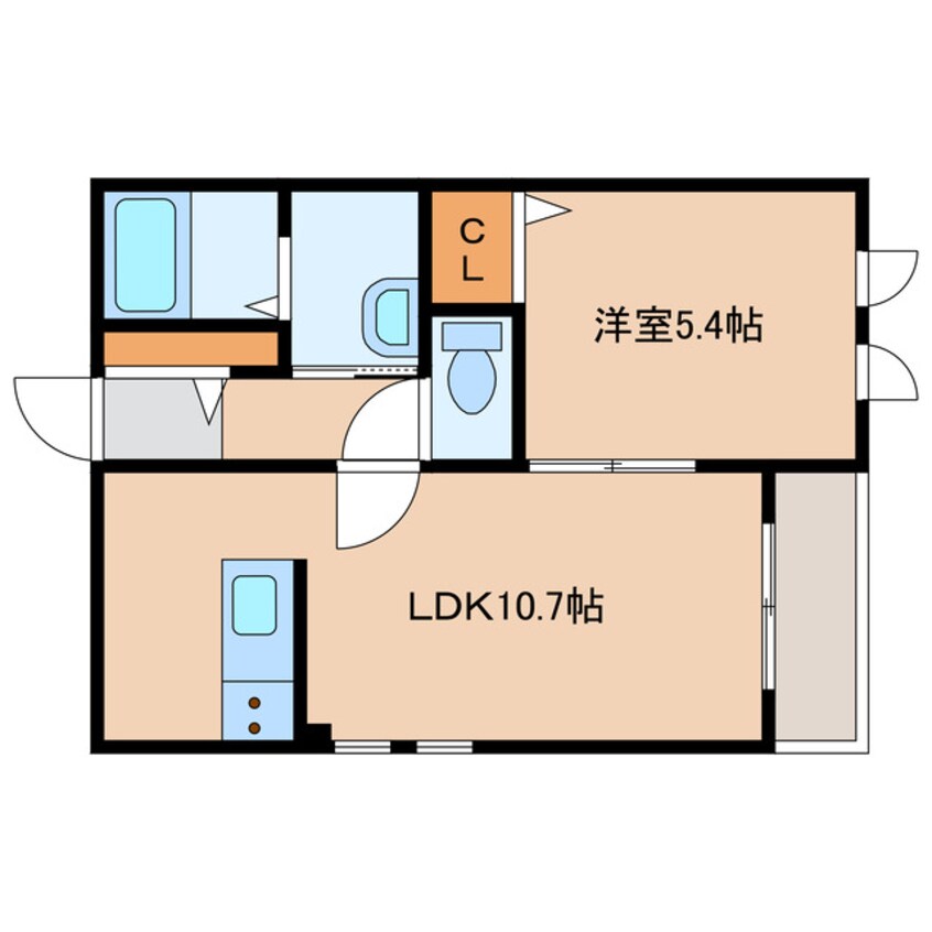 間取図 ペラッツィ五稜郭