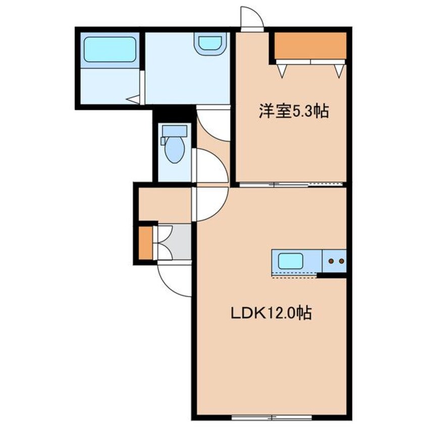 間取図 ラトゥール桔梗