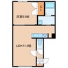リーフ・ワン 1LDKの間取り