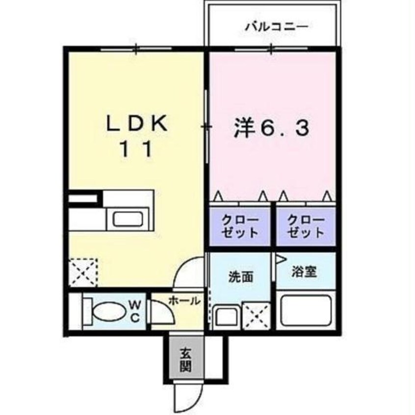 間取図 ヴォール中島