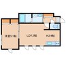 ペラッツィ杉並 1LDKの間取り