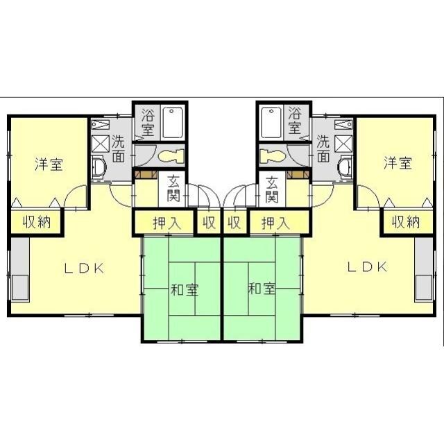 間取り図 ハイツブルースカイ