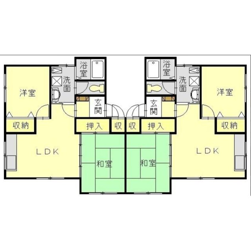 間取図 ハイツブルースカイ