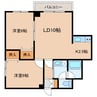 neo21 2LDKの間取り