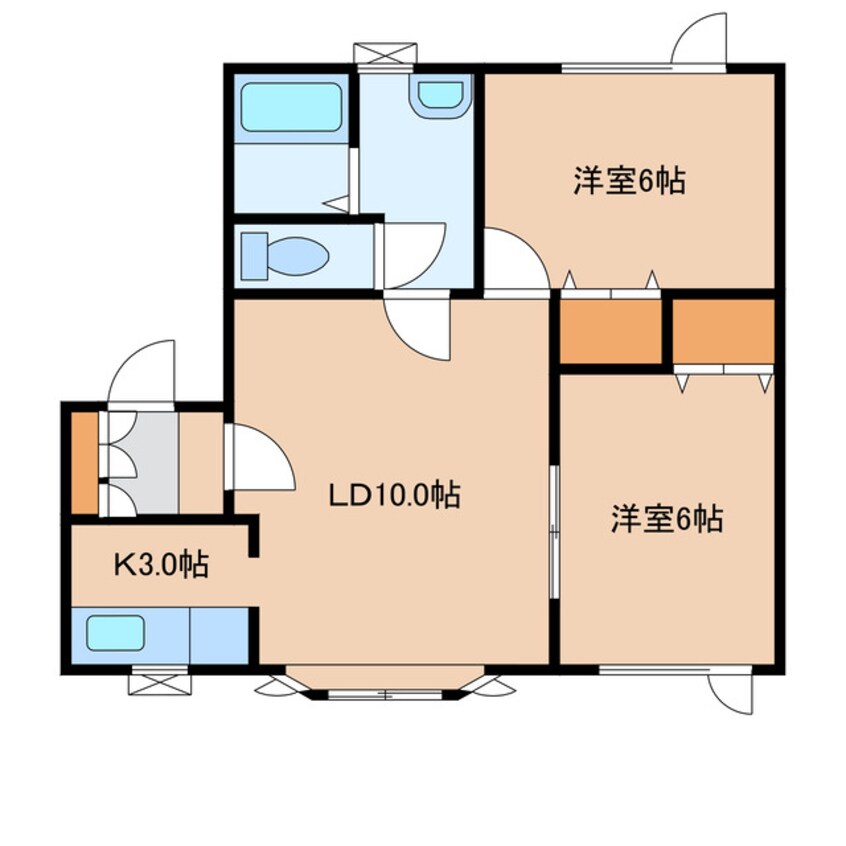 間取図 サンガーデン北美原Ⅰ