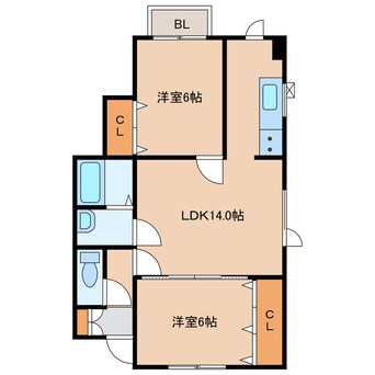 間取図 コスモレジデンス裕