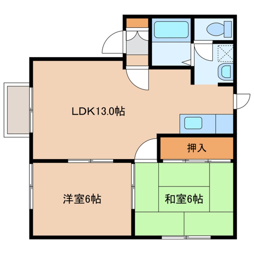 間取図 ウィンディア中道