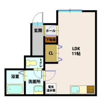 間取図 ウッディハウスKAMEDA　A